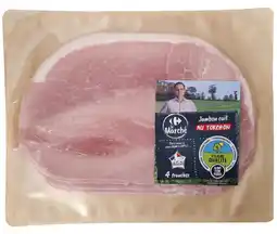 Carrefour Market Jambon cuit supérieur avec couenne filiere qualite carrefour offre