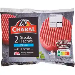 Carrefour Market Charal 2 steaks hachés 5% m.g. charal offre