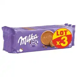 Carrefour Market Milka biscuits choco suprême lot x 3 offre