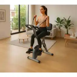 Carrefour Vélo d'appartement pliable multifonction offre