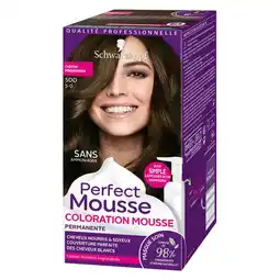 Carrefour Schwarzkopf coloration perfect mousse offre