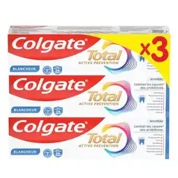 Carrefour Colgate dentifrice lot de 3 offre