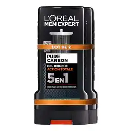 Carrefour L'oréal men expert gel douche lot de 2 offre