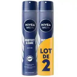 Carrefour Nivea men déodorant atomiseur lot de 2 offre