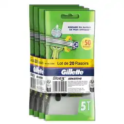 Carrefour Gillette rasoirs non-rechargeables offre