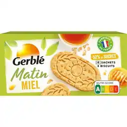 Carrefour Gerblé biscuits matin offre