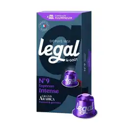 Carrefour Legal capsules de café offre
