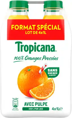 Carrefour Tropicana jus maxi format offre