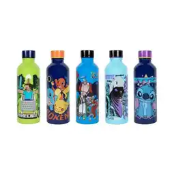 Carrefour Gourdes sous diverses licences : stitch, pokemon, one piece, fortnite, minecraft offre