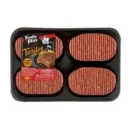 Carrefour Tendre et plus 8 steaks hachés tendres 15% m.g. tendre et plus offre