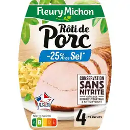 Carrefour Fleury michon roti de porc offre
