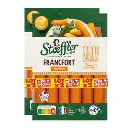 Carrefour Stoeffler saucisses de francfort offre spéciale offre