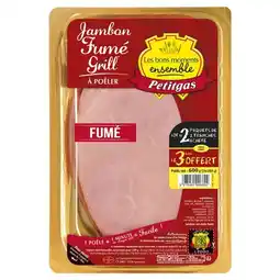 Carrefour Petitgas jambon fumé offre