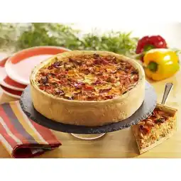 Carrefour Sans marque tarte au thon et aux légumes du soleil offre