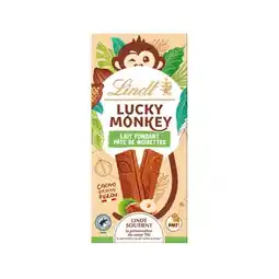 Carrefour Lindt tablettes de chocolat lucky monkey offre
