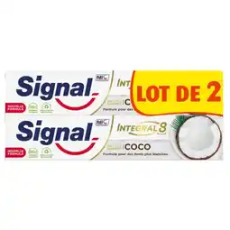 Carrefour Signal dentifrice lot de 2 offre