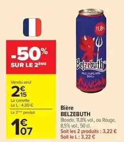 Carrefour Belzebuth - bière offre