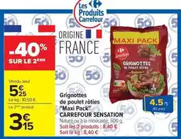 Carrefour Carrefour - grignottes de poulet rôties offre