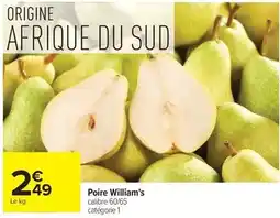 Carrefour Poire william's offre