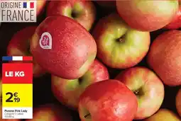 Carrefour Pink lady - pommes plais lady offre