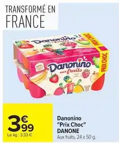 Carrefour Danone - danonino offre