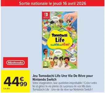 Avril - jeu tomodachi life une vie de rêve pour