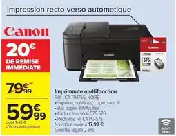 Carrefour Canon - imprimante multifonction offre