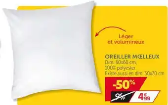 Gifi Oreiller mœlleux offre