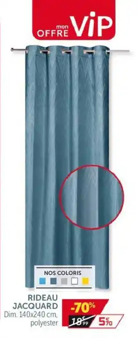 Gifi Rideau jacquard offre