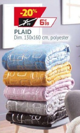 Gifi Plaid offre