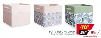 Gifi Boîte tissu au choix offre