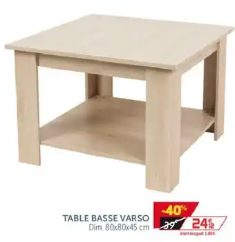 Gifi Table basse varso offre