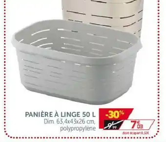 Gifi Panière à linge 50 L offre
