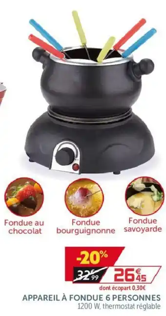 Appreil Ă fondue 6 personnes