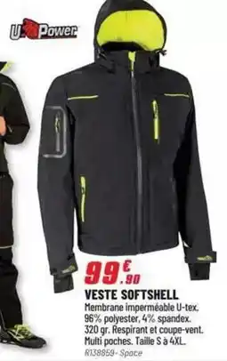 Brico Pro U - veste softshell offre