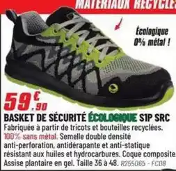 Brico Pro Basket de sécurité écolonique s19 src offre
