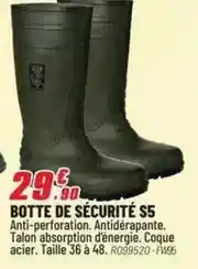 Brico Pro Botte de securite s5 offre