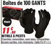 Brico Pro Nitrile a picots offre
