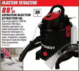 Brico Pro Aspirateur injecteur extracteur 20l offre