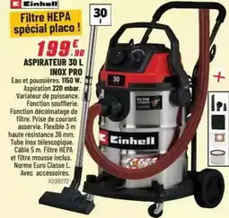 Brico Pro Einhell - aspirateur inox pro offre