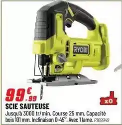 Brico Pro Ryobi - scie sauteuse offre