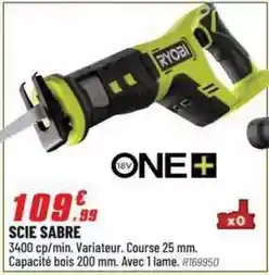 Brico Pro Ryobi - scie sabre offre