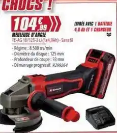 Brico Pro Meuleuse d'angle offre