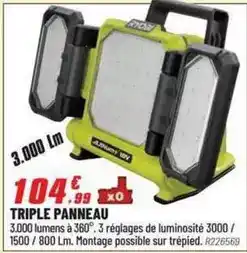 Brico Pro Triple panneau offre