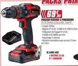 Brico Pro Perceuse-visseuse a percussion offre