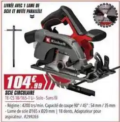 Brico Pro Einhell - scie circulaire offre