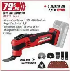 Brico Pro Outil multifonction offre