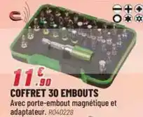 Brico Pro U - coffret 30 embouts offre