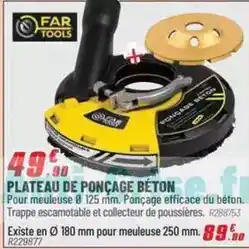 Brico Pro Far - plateau de poncage béton offre