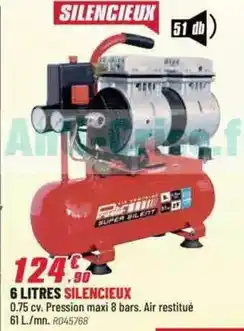 Brico Pro Db - 6 litres silencieux offre